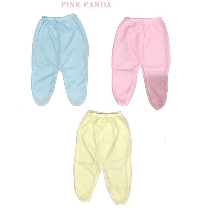 CELANA BUNTU WARNA SABLON Isi 12 Pcs / Celana Panjang Bayi Tutup Kaki / Celana Buntu / Warna Bahan PE KDE022 [400gr]