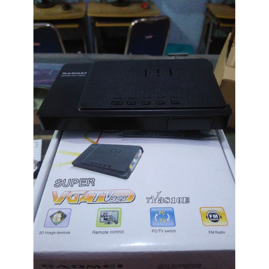 TV Tuner Monitor Tabung CRT dan LCD kecil Gadmei TV3810E
