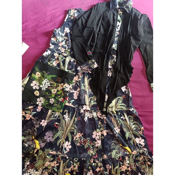 81.FASHION 2022 OVERALL /JUMPSUIT MOM & KIDS IBU & ANAK GESER >>> SET REALPICT  ORIGINAL SHR BUTIK B