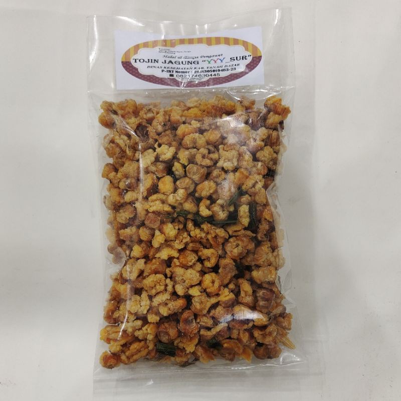 

Tojin Jagung 200gr / Oleh Oleh Sum-Bar