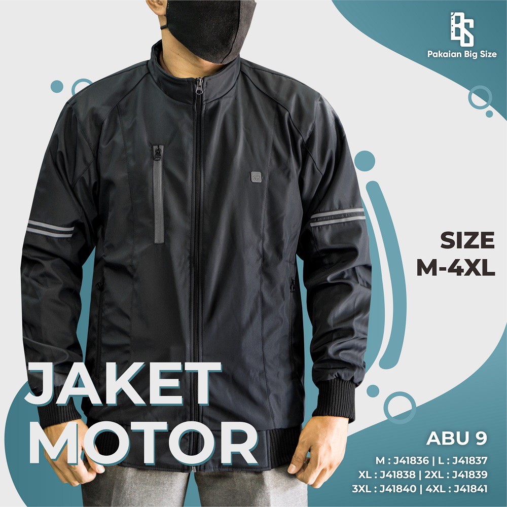 Jaket Motor Pria JSTRO Elmour Prada Abu 9