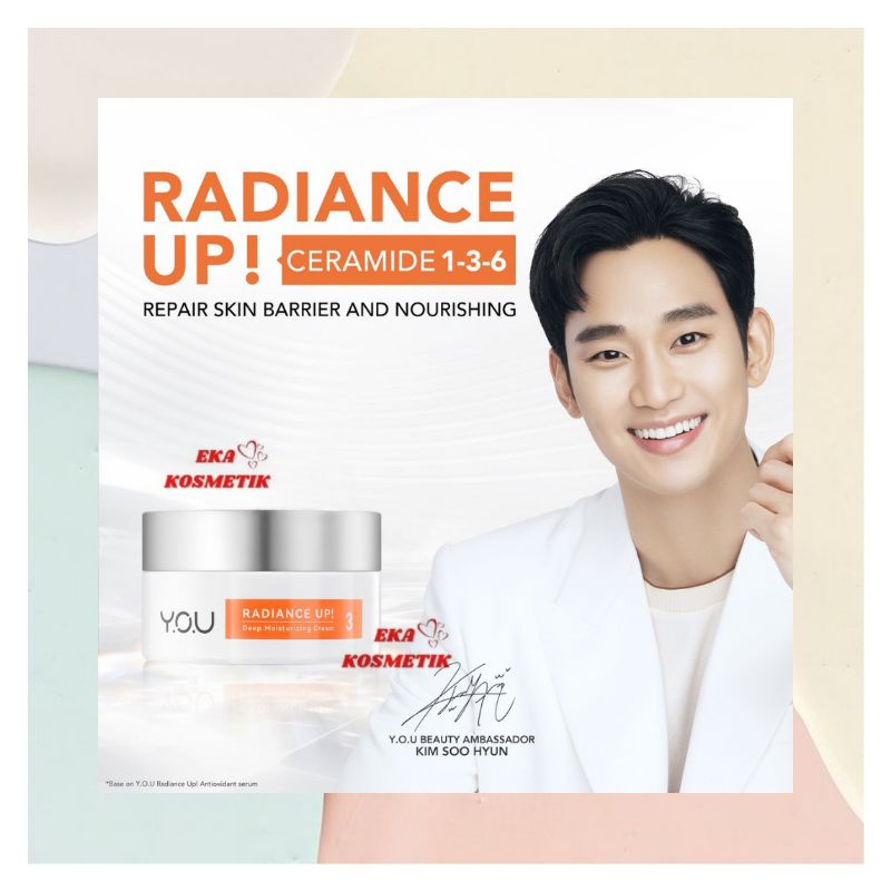 ❣️ EKA KOSMETIK ❣️ Y.O.U Radiance Up Deep Misturizing Cream 30gr
#TermurahHanyaDiEkaKosmetikCirebon
