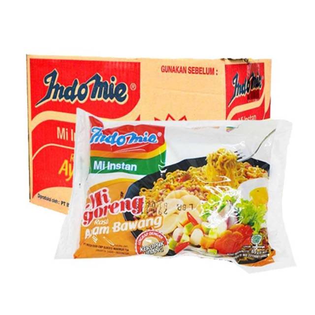 

Indomie goreng spesial rasa ayam goreng, bawang