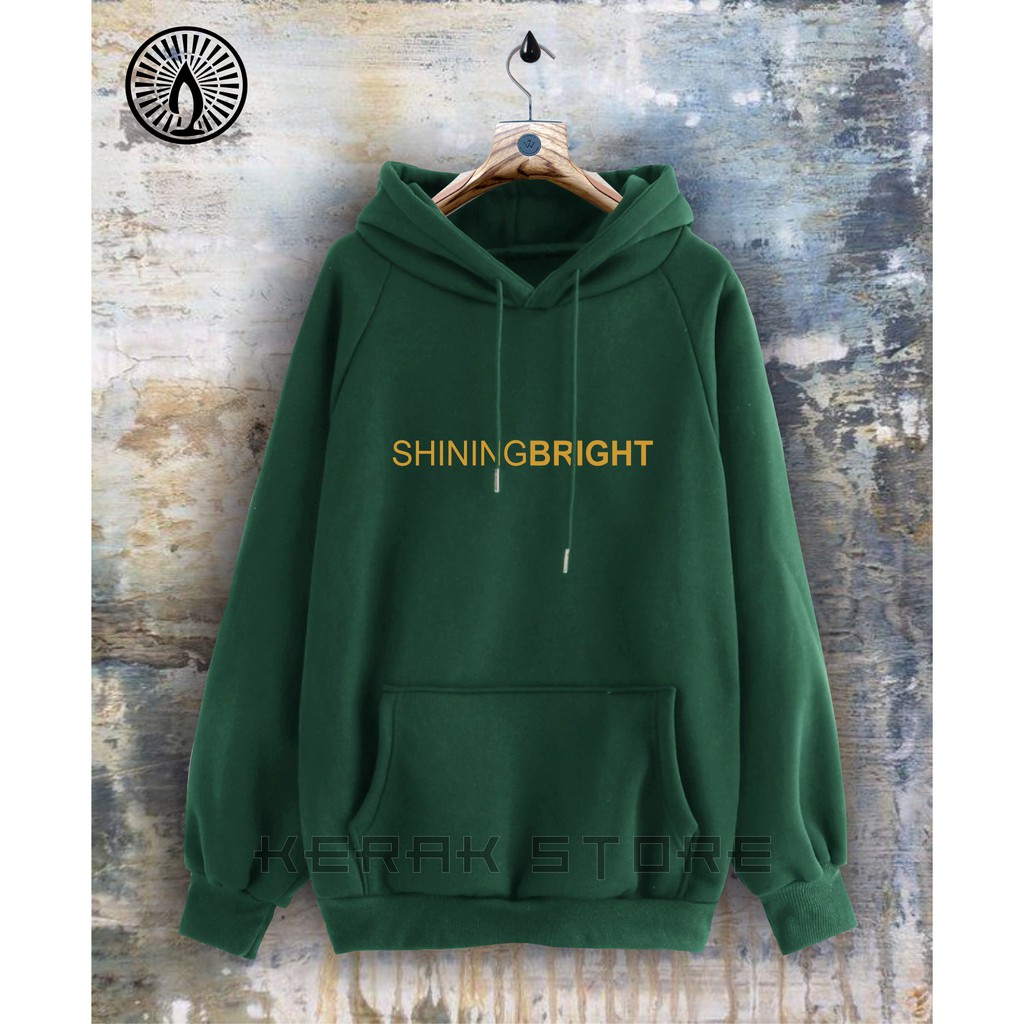 TERLARIS !! COD Jaket Sweater Hoodie Pria Distro SHININGBRIGHT Original Big Size Jumbo M - XXL