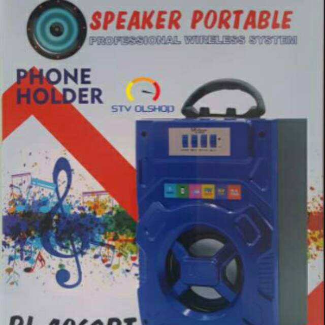 SPEAKER BLUETOOTH ROLINSON RL 4062BT/SALON AKTIF PORTABLE PHONE HOLDER/SPEAKER WIRELESS SUPER BASS