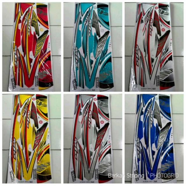 (Bisa COD) Striping Stiker Thailand Motor Yamaha Mio Soul Karbu - Soul MX