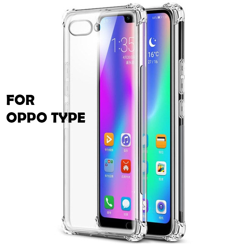 Oppo Neo 5 7 9 R17 Pro Reno 6.4 10X Zoom / 2 2F K3 A1K Case Anti Crack Fiber Casing Hard Soft