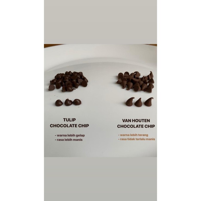 

VAN HOUTEN Dark Chocolate Chip Baking 1kg Topping Chips Chocochip