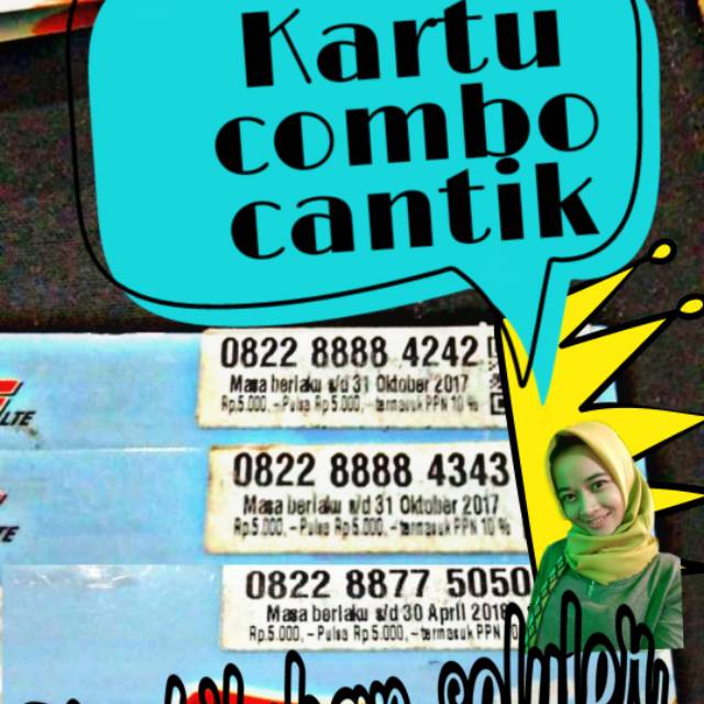 Kartu sakti cantik combo 15GB