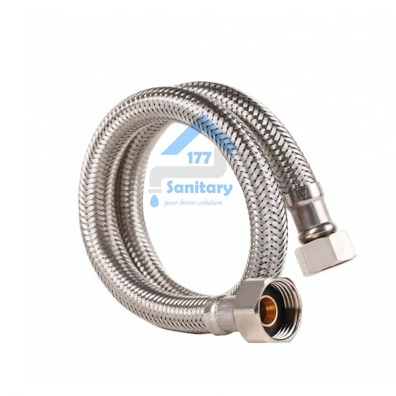 Selang Fleksibel Anyaman 80 Cm Stainless 304 Murah AG- Flexible Hoses anyam 80cm Selang Wastafel Closet