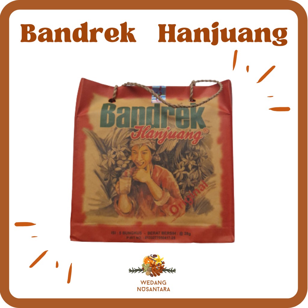 

WEDANG BANDREK HANJUANG SACHET STICK SATUAN 100% ORIGINAL (WEDANG NUSANTARA)