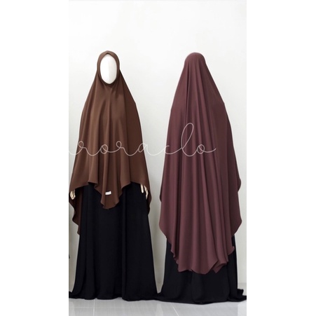 khimar dagu caramel auroraclo