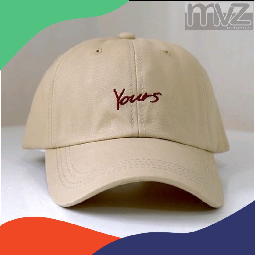 Topi Pria Wanita Bordir  Yours Distro Korea Dewasa COD
