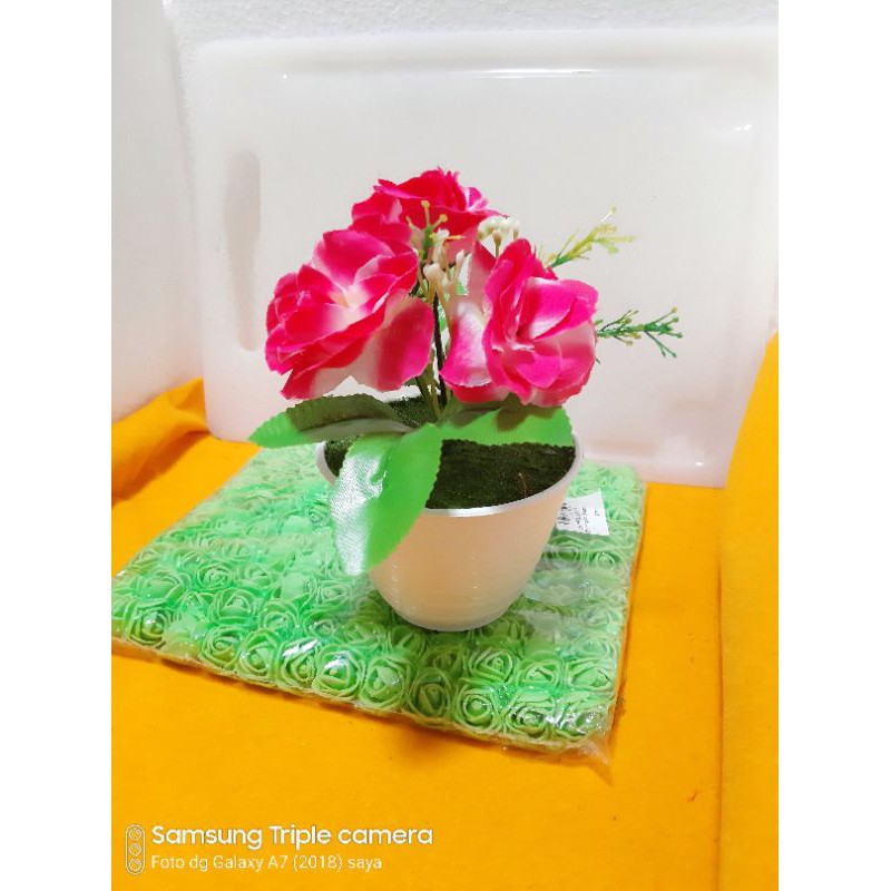 Bunga mawar k3 bunga hias bunga artificial bunga imitasi-3
