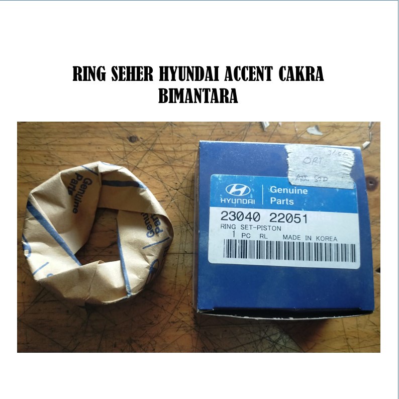 ring piston accent Cakra bimantara ring seher hyundai accent Cakra bimantara