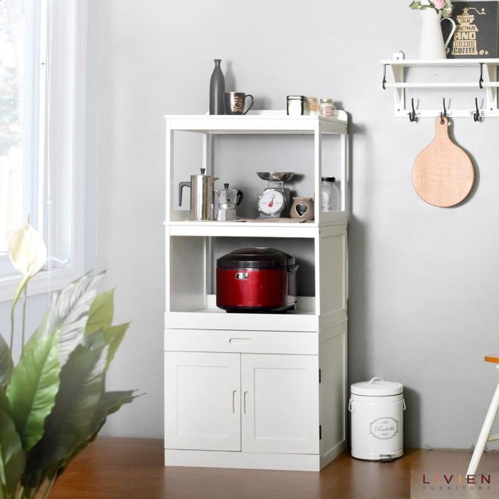 Lemari Rak Dapur Minimalis - Renji Series - LIVIEN Furniture Best Seller