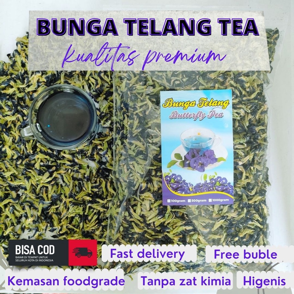 

BUNGA TELANG KERING - KEMASAN 250 GRAM