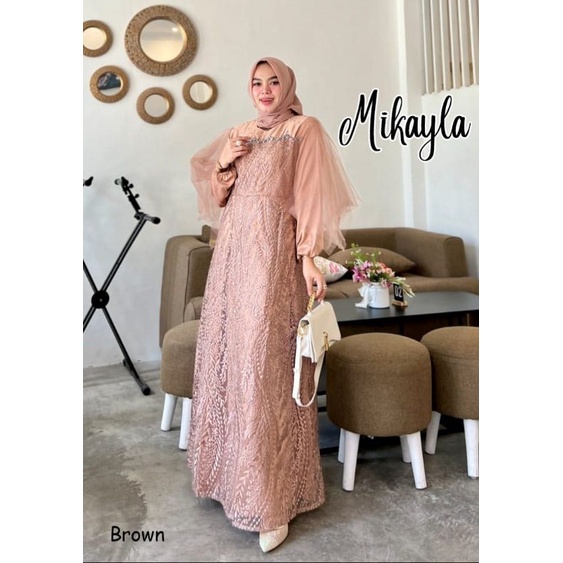 MIKAYLA gamis kondangan gamis lebaran wisuda bridemaid