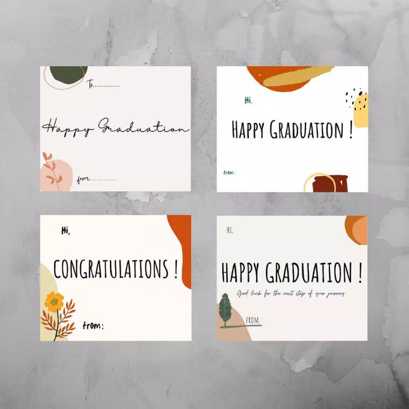 KARTU UCAPAN WISUDA - HAPPY GRADUATION CARD - KARTU UCAPAN HAPPY GRADUATION