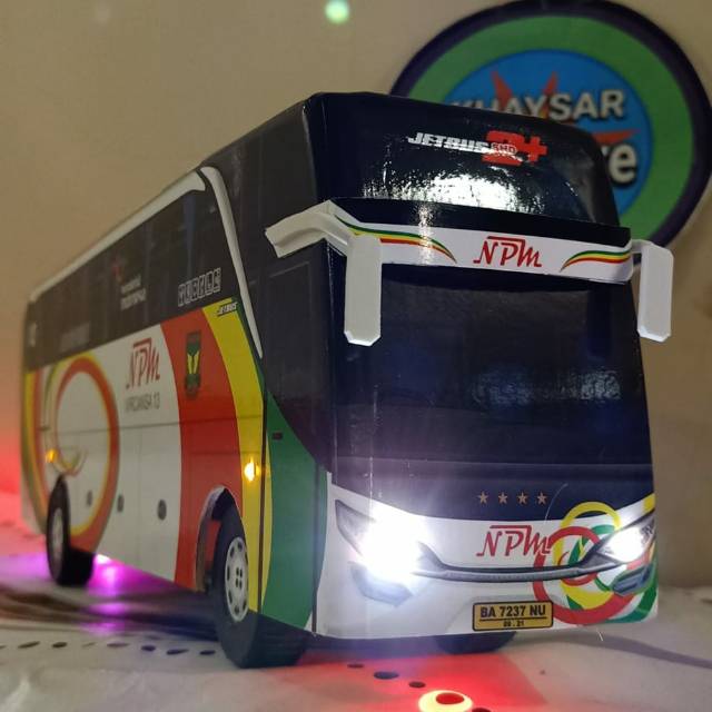 Miniatur Bus bis shd plus lampu NPM