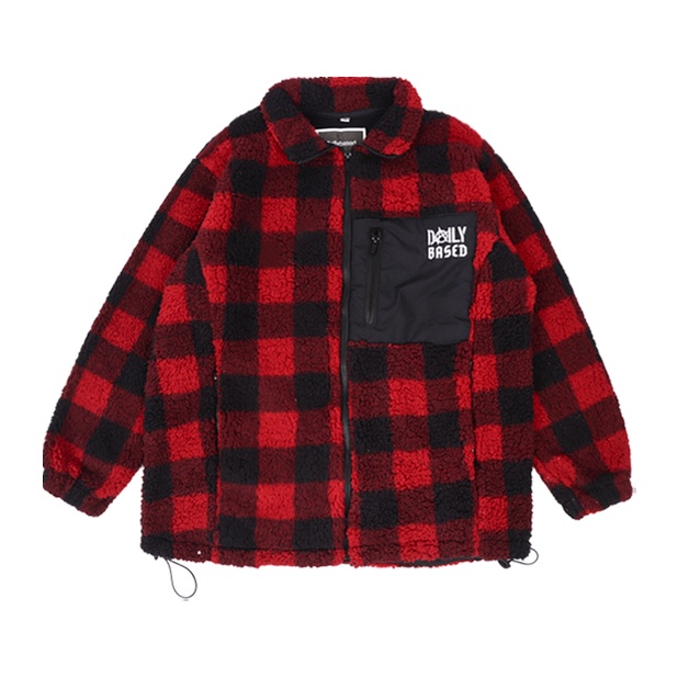DAILYBASED | Sherpa Jacket Worsted Red