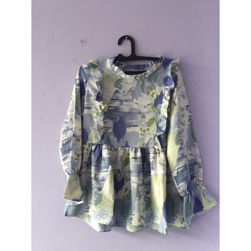 Preloved Blouse Floral Mayoutfit