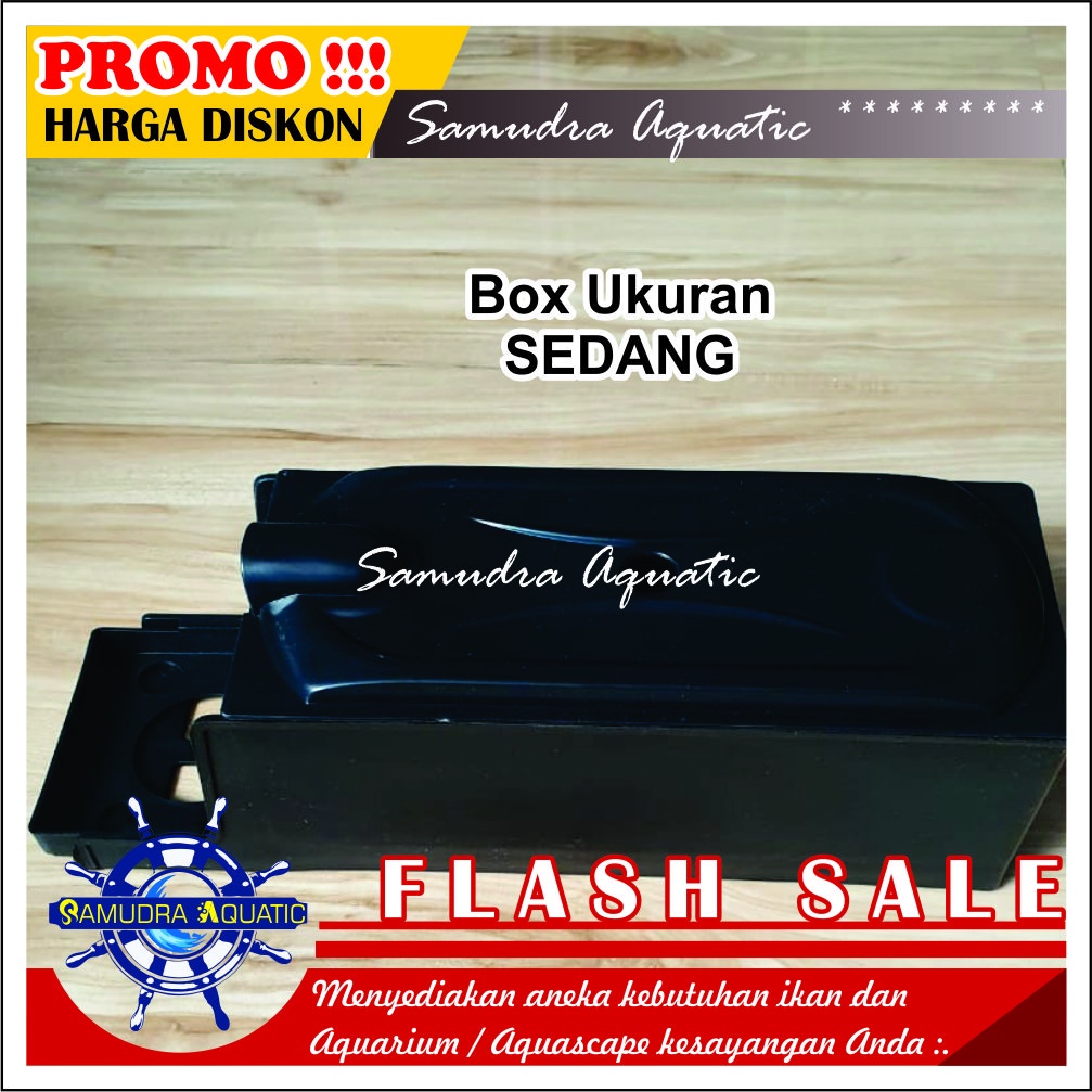 Kotak Box Filter Aquarium (SEDANG) Aquascape, Box Kosong Filter Aquarium Aquascape