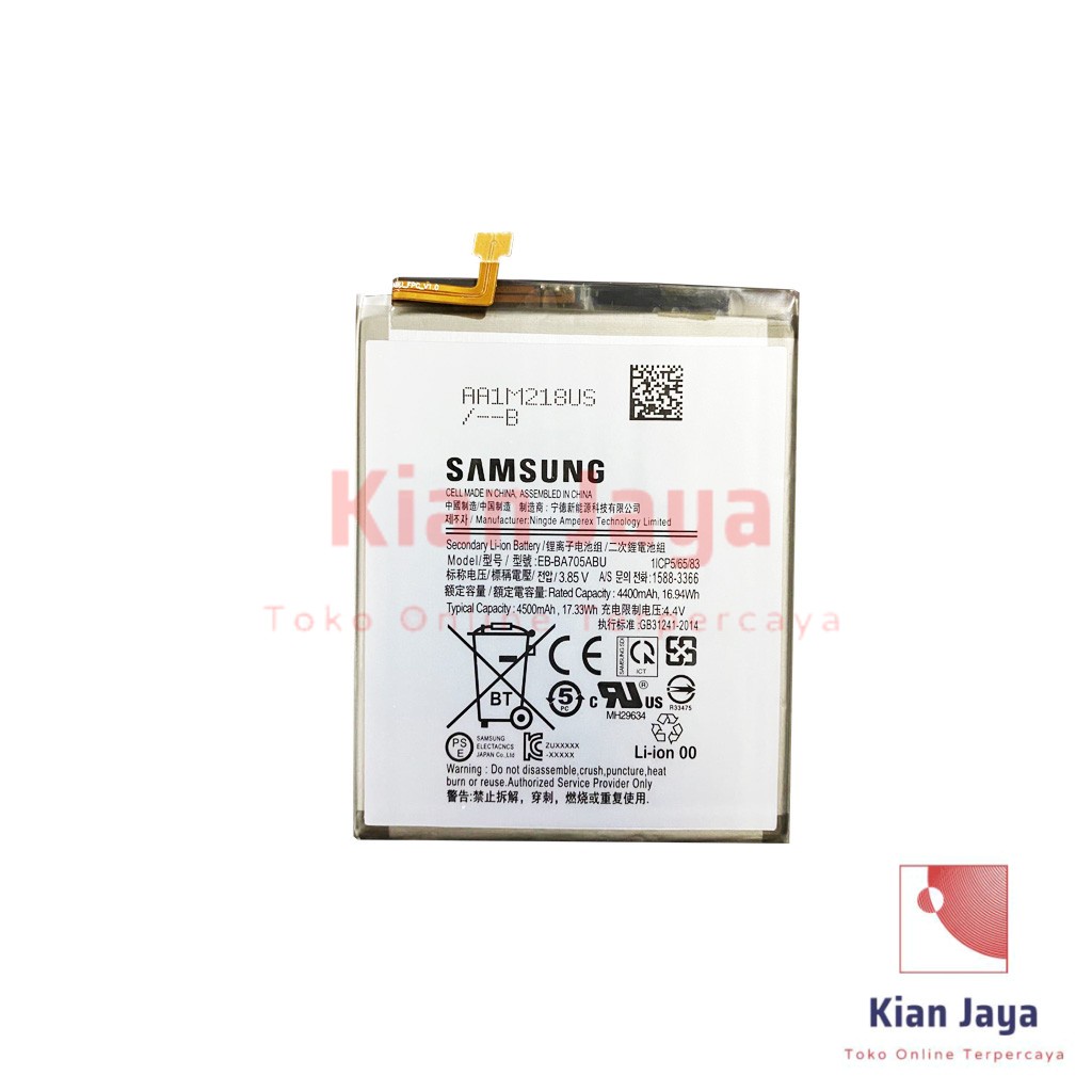 Baterai Samsung Galaxy A70 A705FN Original OEM Batre Batrai Battery Hp EB-BA705ABU Ori