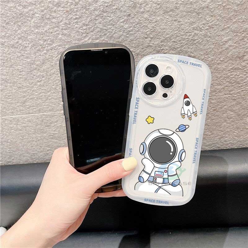 Casing TPU Realme 5 5i 6i C3 C35 C21Y C25Y C21 RealmeC11 2021 C25 C15 C12 C2 Motif Roket