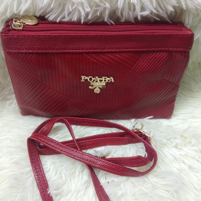 Clutch bag poaba dompet wanita besar Shopee Indonesia