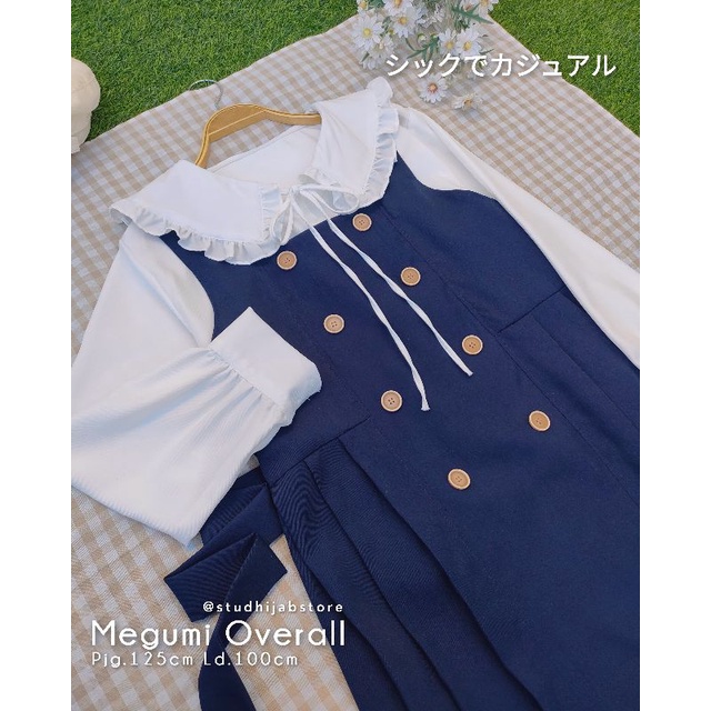 Megumi Blouse Kerah Sailor ala Korean Style by Studhijabstore