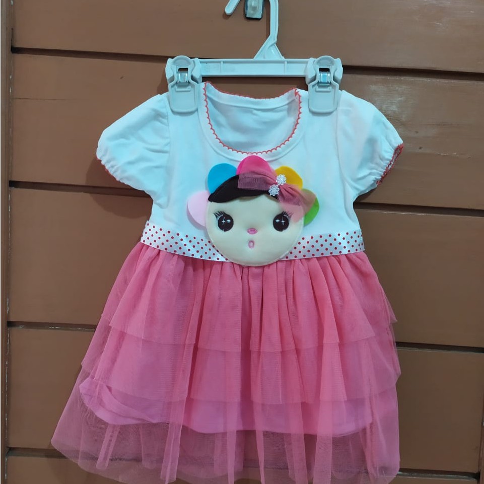 Baju Bayi Perempuan | Dress Bayi Perempuan  6-12 Bulan Rok