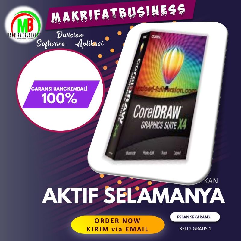 Jual Produk SOFTWARE Aplikasi CorelDRAW X4 Graphics Suite No Trial Full ...