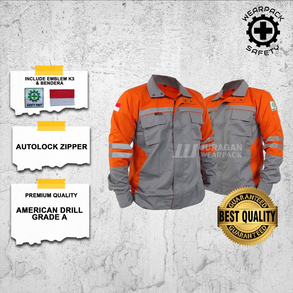 Wearpack Atasan Lengan Panjang / Baju Safety K3