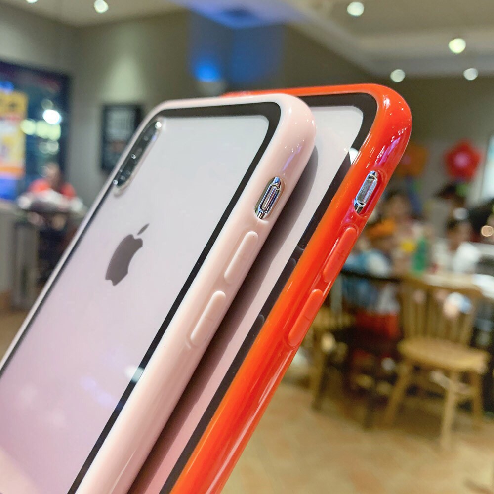 Kasus Kaca Tempered Gradien Baru Untuk Apple Iphone 11 pro max 6s Plus i7 iPhone 8Plus XR XS MAX X Case Iphone