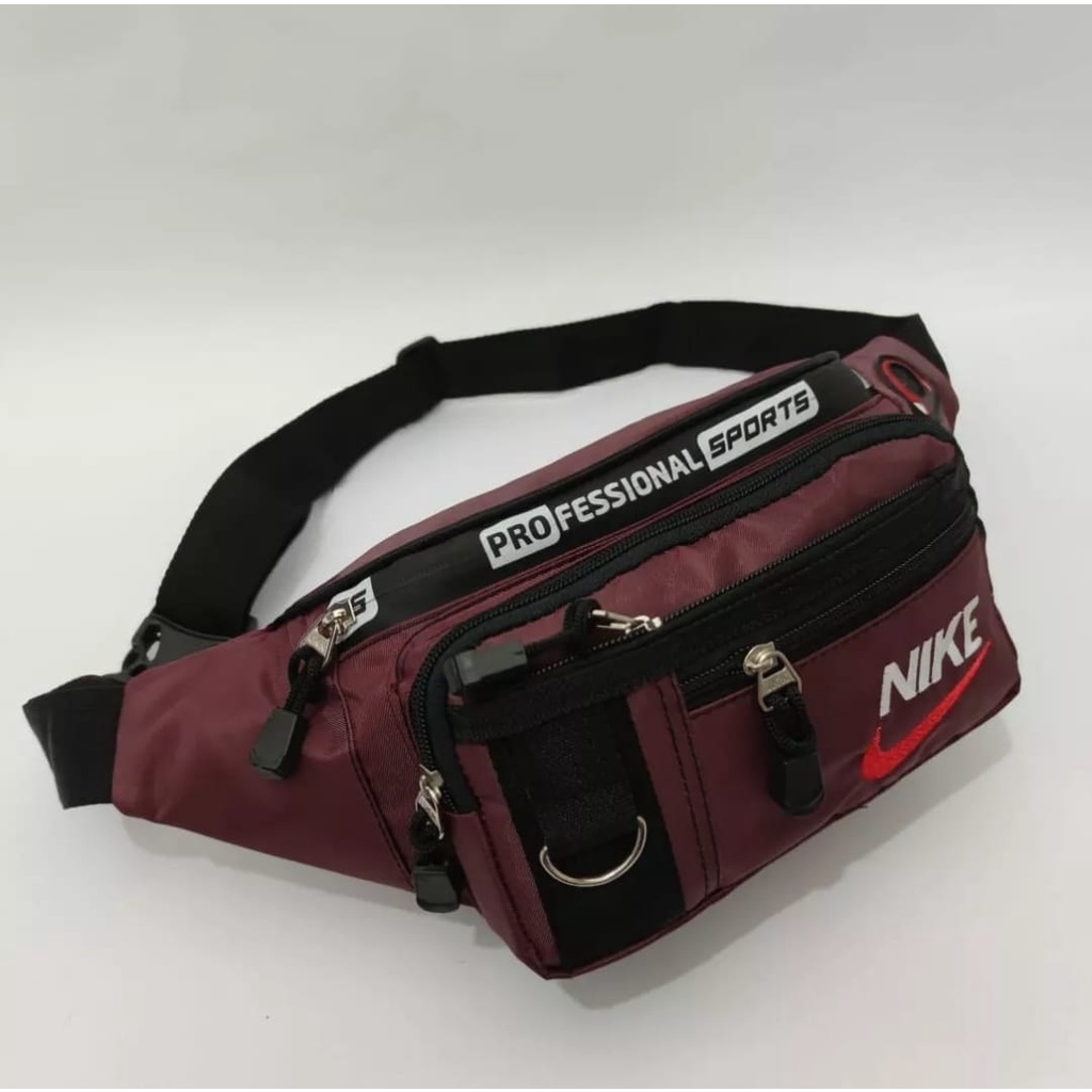 COD Tas Selempang Pria Waistbag Terbaru Kekinian Bahan 100% Real Picture