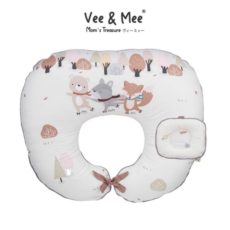 Vee &amp; Mee Bantal Ibu Menyusui Raccoon &amp; Friends VMB2050