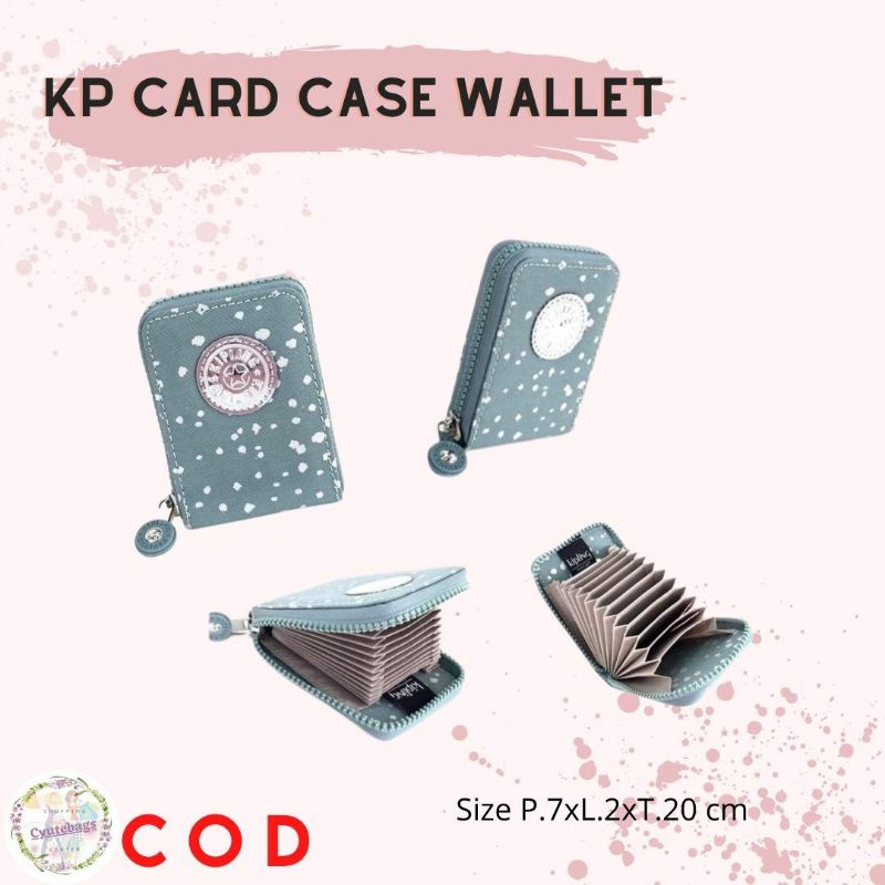 Dompet kartu kipling card case wallet