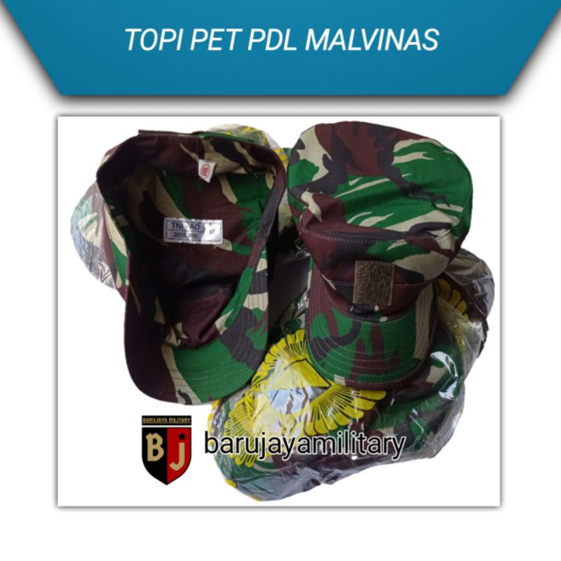 TOPI PET PDL TNI AD ORI TERMURAH