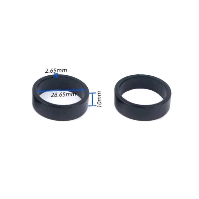 Ring Spacer 1 cm atau 10 mm 10mm alloy spicer ganjal pengganjal stem headset sepeda