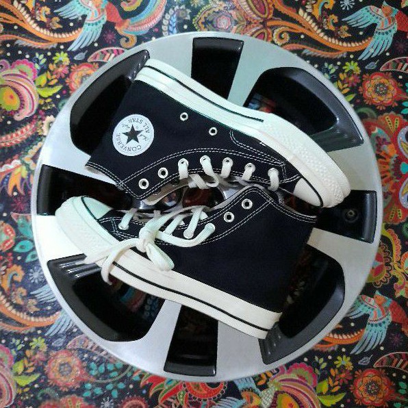 Sepatu Converse 70s High Black White Egret Original