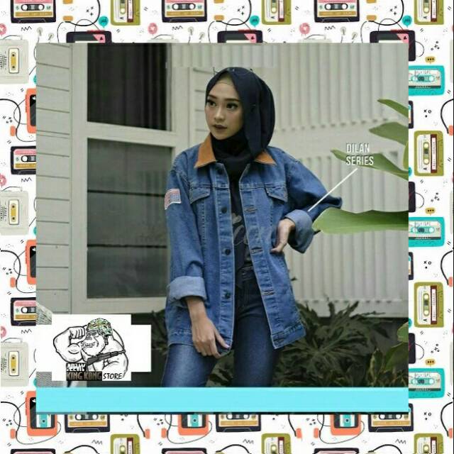 Jaket Jeans Dilan Biowash Unisex Premium