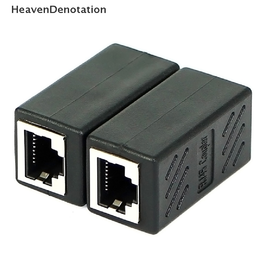 [HeavenDenotation] RJ45 Female To Female CAT6 Network Ethernet LAN Connector Adapter Coupler