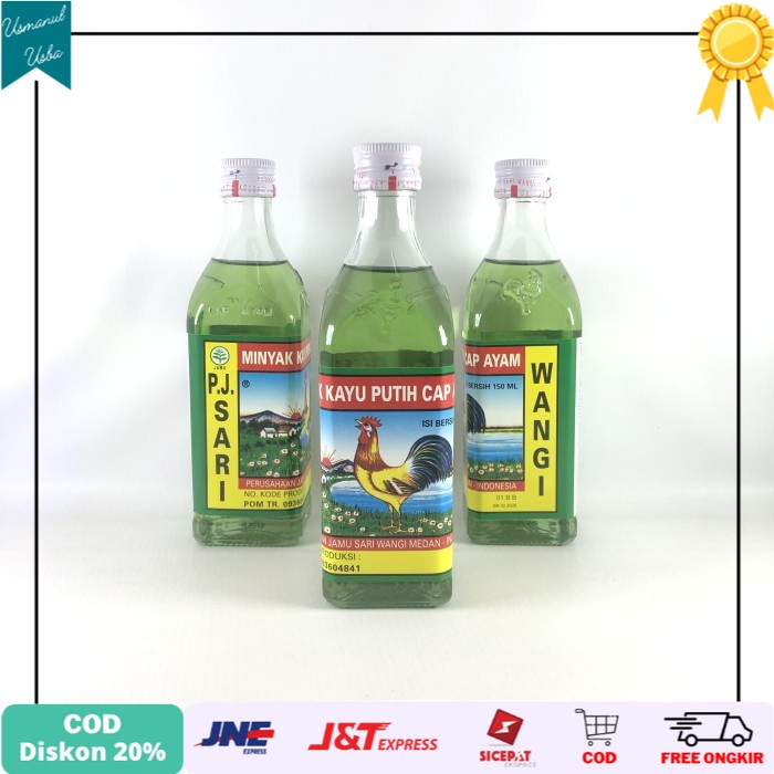 

◾COD◾ MINYAK KAYU PUTIH CAP AYAM (150 ml)