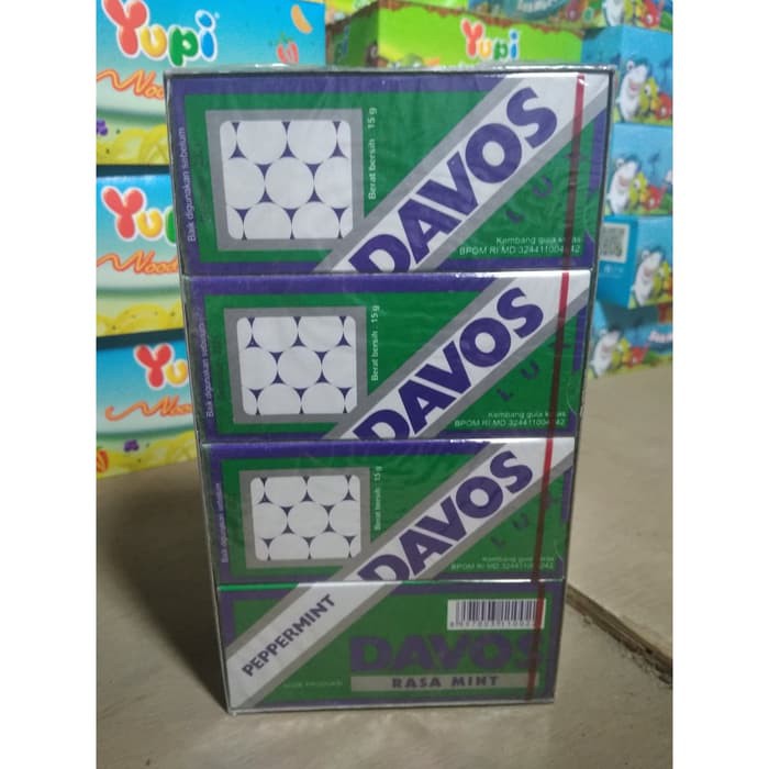 

Permen Davos Lux kemasan box HHR1727