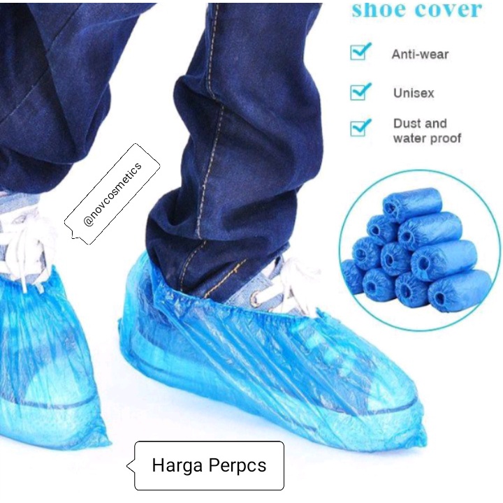 Cover Sepatu Plastik Pelindung Sarung Sepatu Anti Air Hujan ❤