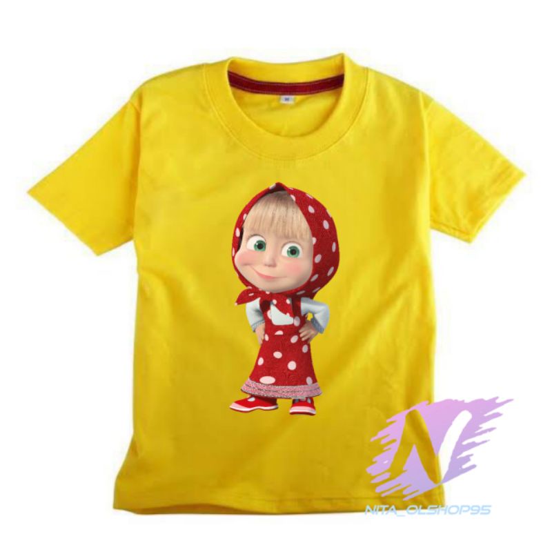 kaos anak marsa kaos anak Masha series