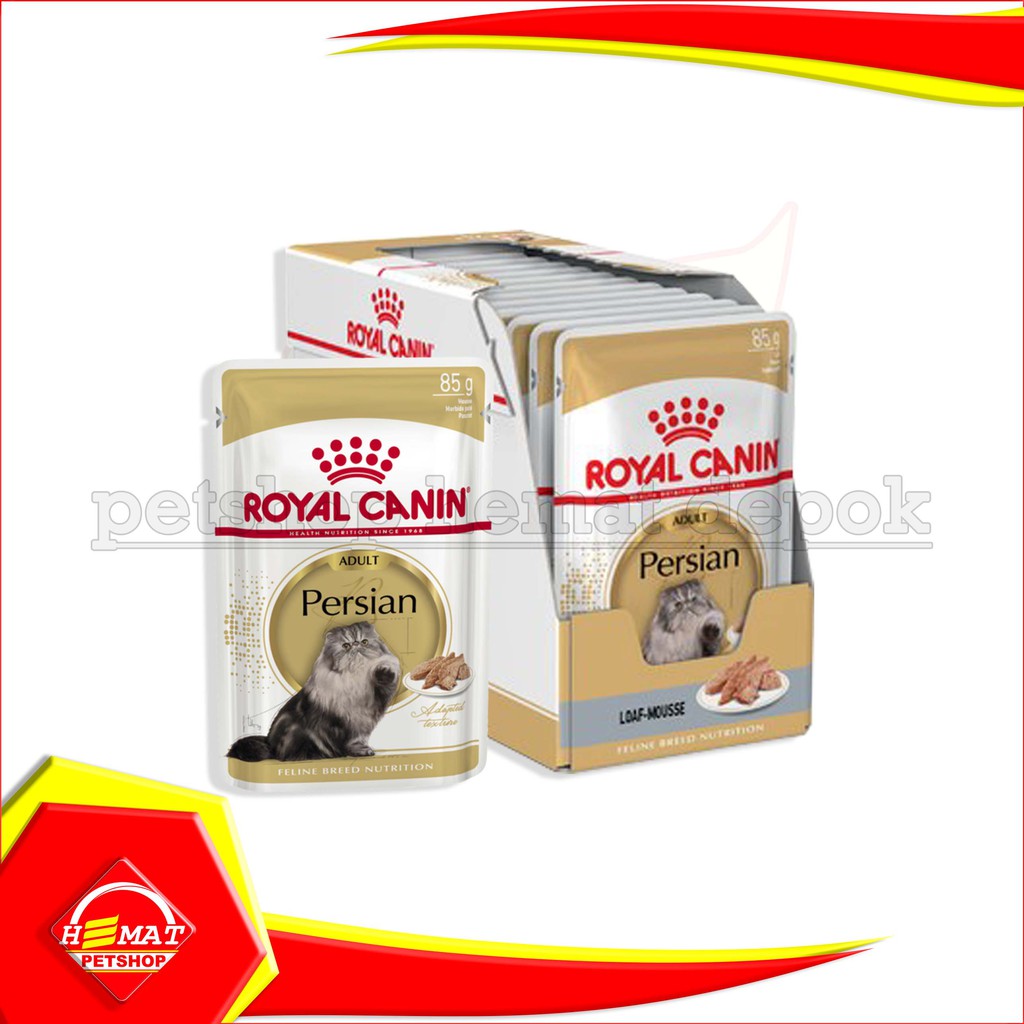 Royal Canin Persian Adult Pouch 85 gram Makanan Kucing Sachet Wet Food 85gr