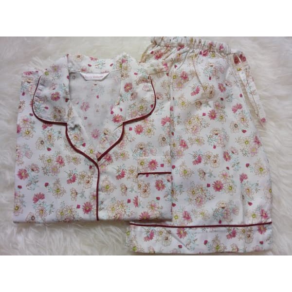 Hot Sale! BAJU TIDUR/PIYAMA BUNGA MATAHARI PENDEK Sale!