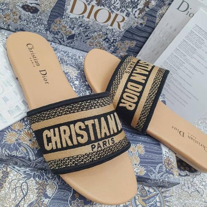 dior dway flat sandals